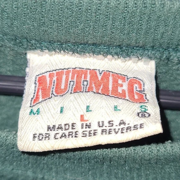 Vintage Nutmeg Mills Deer sweatshirt Large Made in USA - Picture 3 of 6